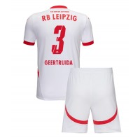 Dječji Nogometni Dres RB Leipzig Lutsharel Geertruida #3 Domaci 2024-25 Kratak Rukav (+ Kratke hlače)